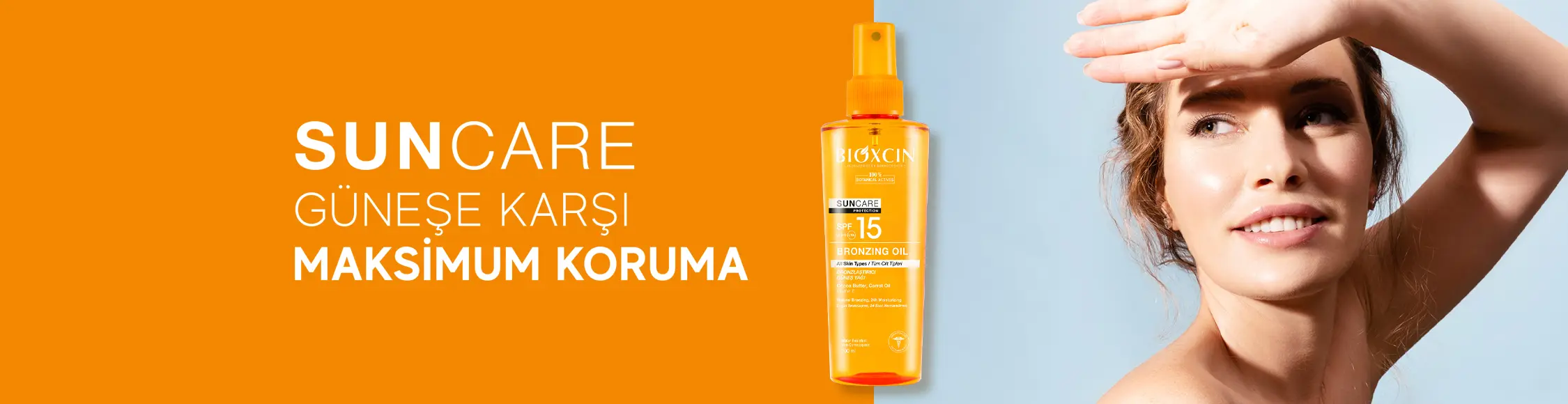 Bräunungsöl mit SPF 15+